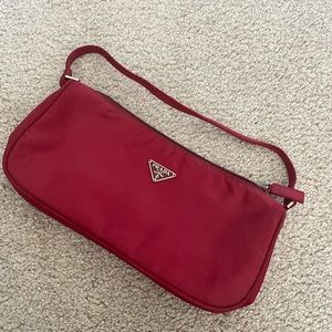 Red/Burgandy Prada Purse